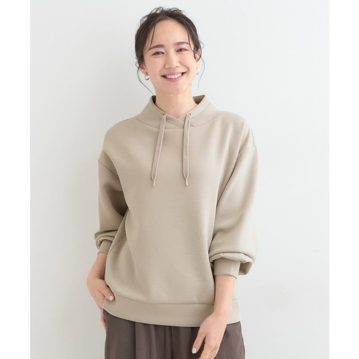 【S-LL】なめらかタッチ もちさら ニュアンス襟トップス | SHOO・LA・RUE | 詳細画像5 