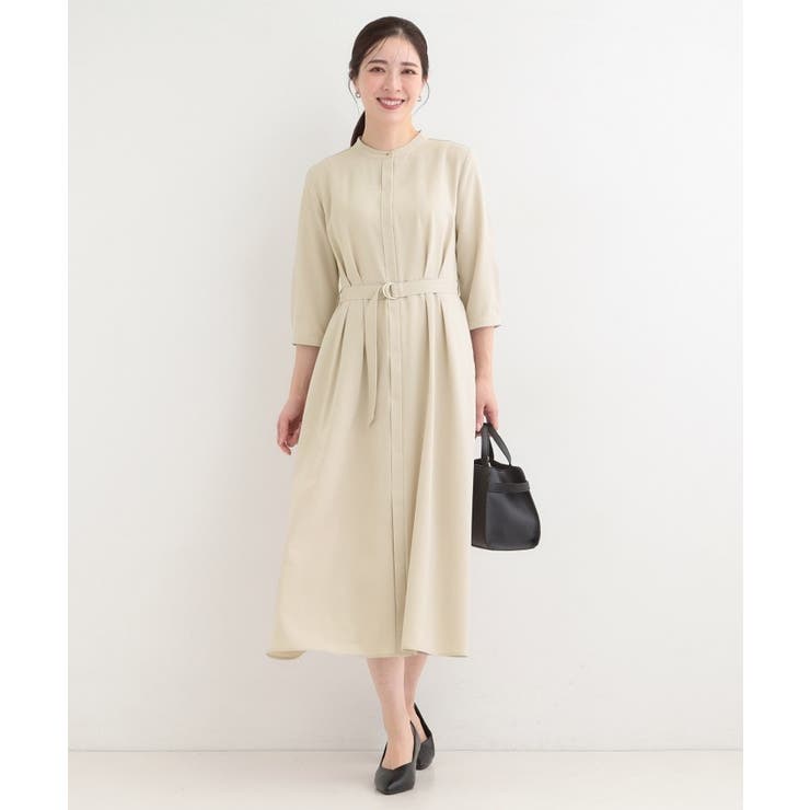 【多機能/S-LL】ウエストタックワンピース | SHOO・LA・RUE | 詳細画像1 