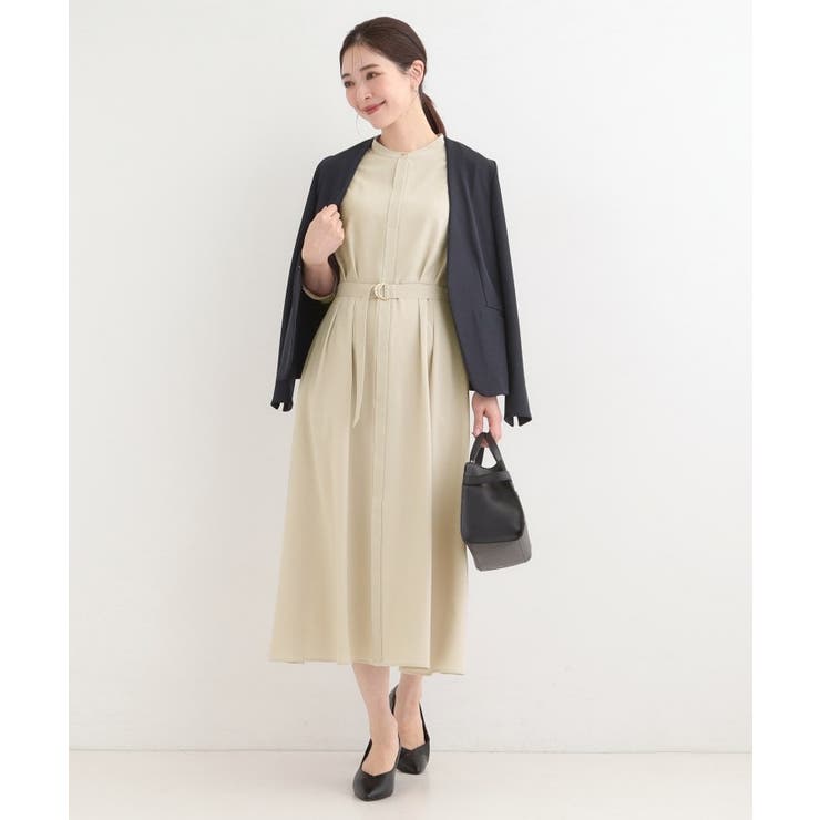 【多機能/S-LL】ウエストタックワンピース | SHOO・LA・RUE | 詳細画像3 