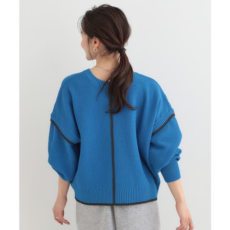 【前後2WAY】配色パイピングニット | SHOO・LA・RUE | 詳細画像16 