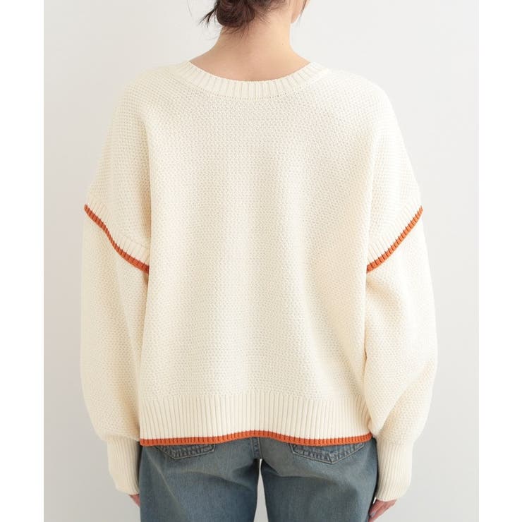 【前後2WAY】配色パイピングニット | SHOO・LA・RUE | 詳細画像29 