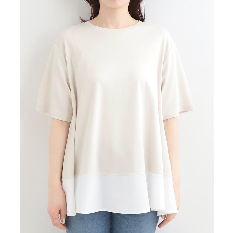 【ひんやり/UV/抗菌防臭】体型カバーも叶う 裾切り替えAライントップス | SHOO・LA・RUE | 詳細画像25 