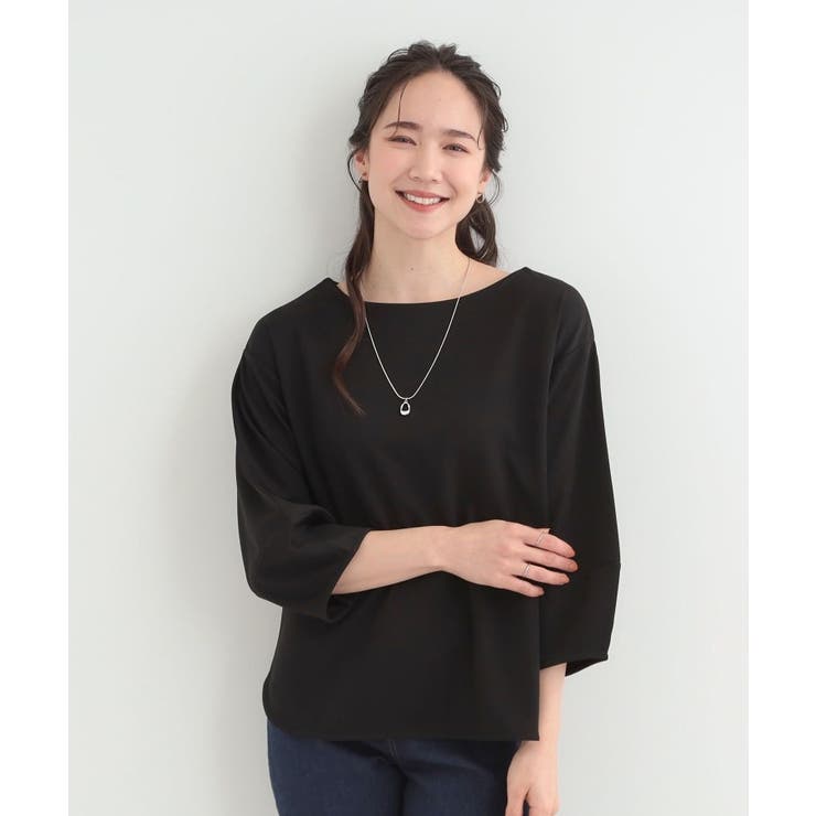 【2点セット 7分袖】ランタンスリーブで女性らしい インせず着られる | SHOO・LA・RUE | 詳細画像13 