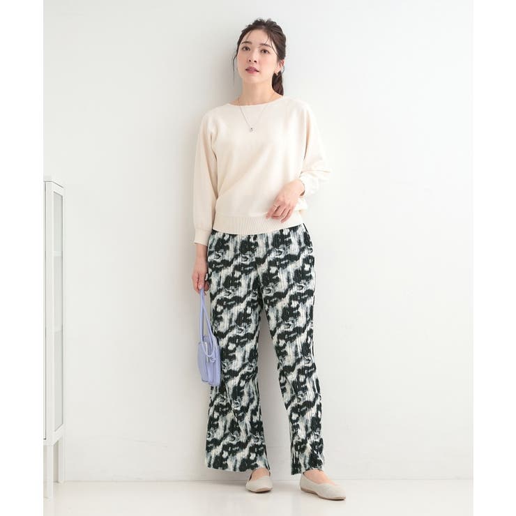 【S LL 柄が選べる】ウエストゴムでらくちん | SHOO・LA・RUE | 詳細画像7 