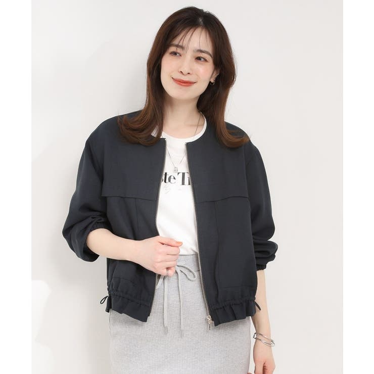 ドロストノーカラーブルゾン | SHOO・LA・RUE | 詳細画像9 