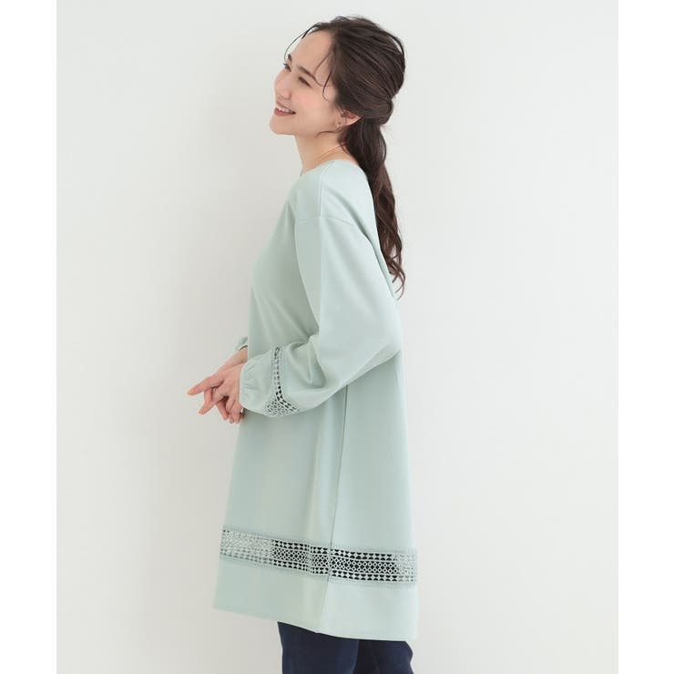 レース切り替えチュニックワンピース | SHOO・LA・RUE | 詳細画像6 