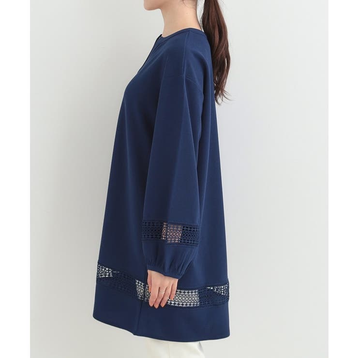 レース切り替えチュニックワンピース | SHOO・LA・RUE | 詳細画像14 