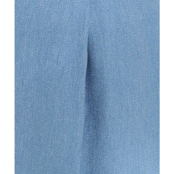 【S-LL】はくだけすっきりシルエット サイドボタン付き デニム風ワイドパンツ | SHOO・LA・RUE | 詳細画像12 