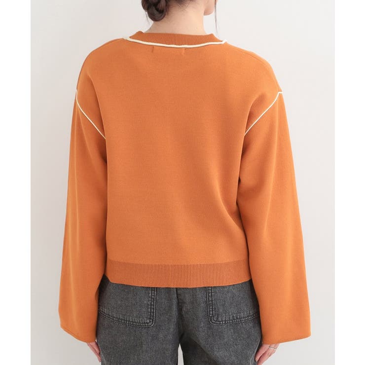 ダブルフェイス配色ニット | SHOO・LA・RUE | 詳細画像15 