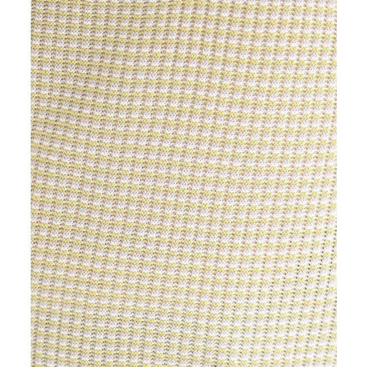 【洗濯機可/S-LL】金ボタンが上品 カノコ編み配色クルーネックニット | SHOO・LA・RUE | 詳細画像4 