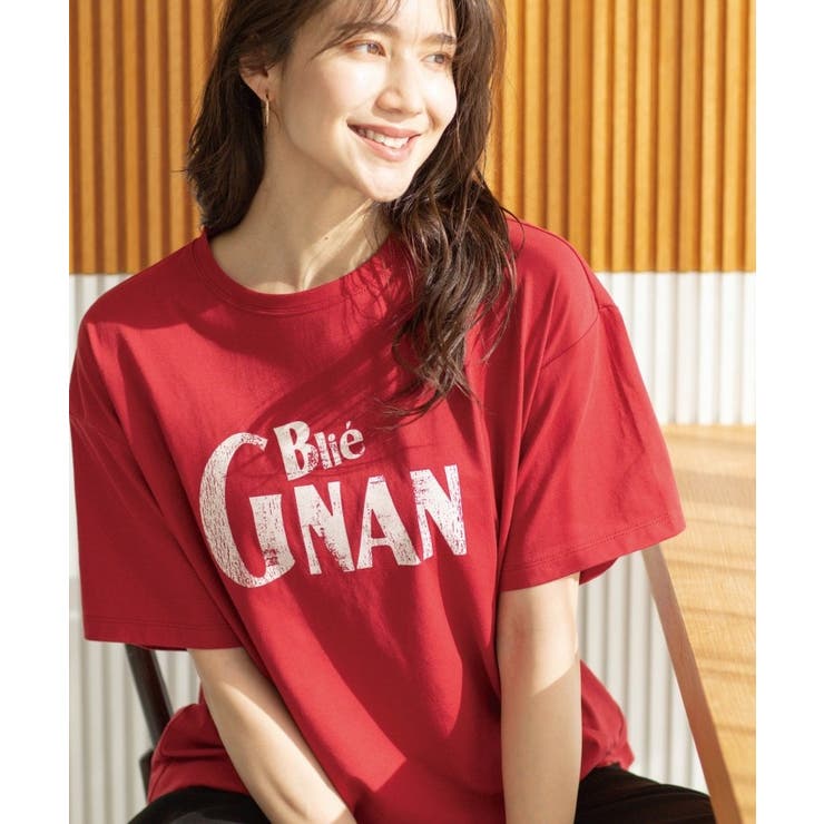 ボルドー(164) | カジュアルプリントTシャツ | SHOO・LA・RUE