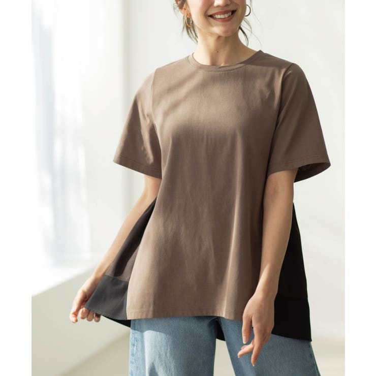 バックギャザーペプラムTシャツ | SHOO・LA・RUE | 詳細画像21 