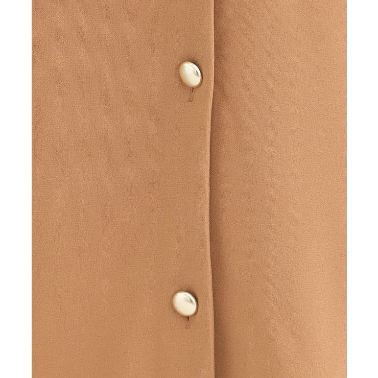 【2点セット/洗濯機可/S-LL】ジレにもなるジャンスカ+5分袖Tシャツ | SHOO・LA・RUE | 詳細画像8 