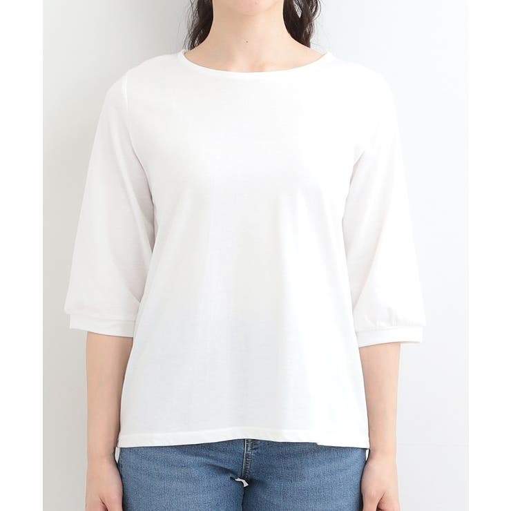 【2点セット/洗濯機可/S-LL】ジレにもなるジャンスカ+5分袖Tシャツ | SHOO・LA・RUE | 詳細画像16 