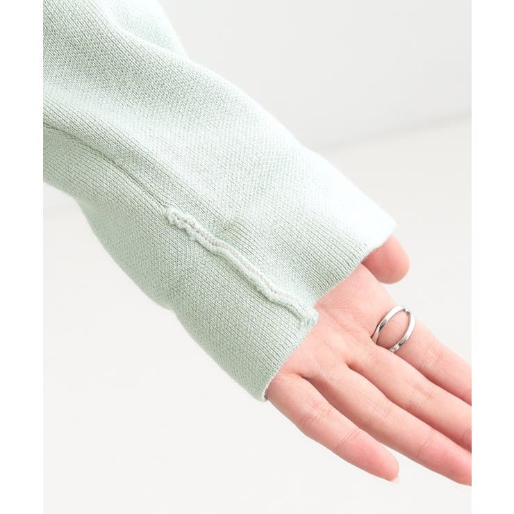 【洗濯機可/S-LL】明るい春カラー 品良くきまる 配色カーディガン | SHOO・LA・RUE | 詳細画像19 