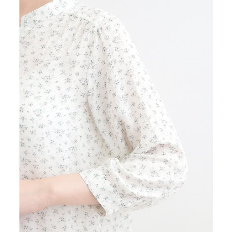 【S-LL/7分袖】首元をすっきり魅せる 大人の上品サテンブラウス | SHOO・LA・RUE | 詳細画像17 