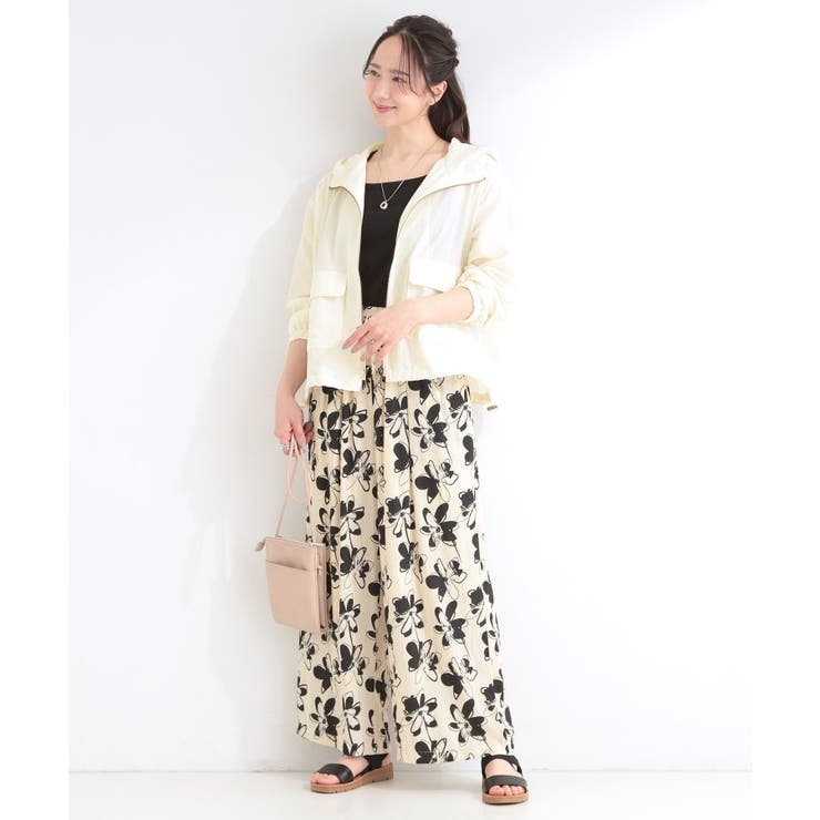 【S-LL/UV】シルエット変化を楽しめる シアーフーディーブルゾン | SHOO・LA・RUE | 詳細画像3 