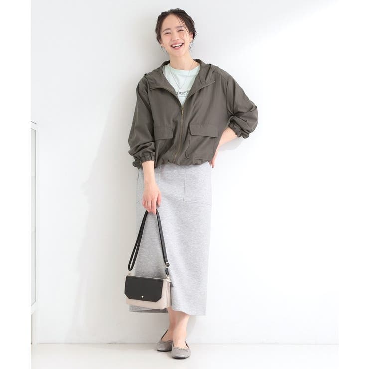 【S-LL/UV】シルエット変化を楽しめる シアーフーディーブルゾン | SHOO・LA・RUE | 詳細画像7 