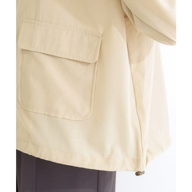 【S-LL/UV】シルエット変化を楽しめる シアーフーディーブルゾン | SHOO・LA・RUE | 詳細画像19 