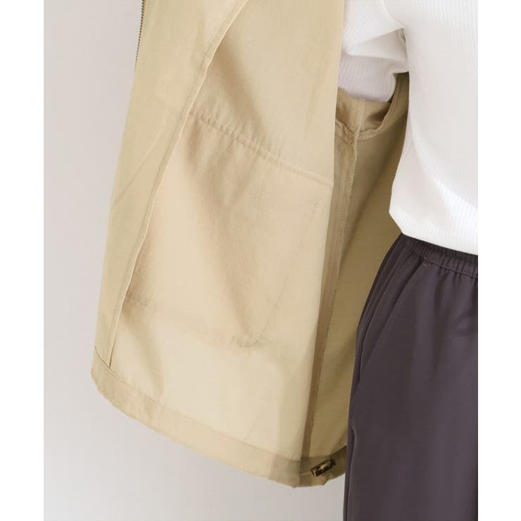 【S-LL/UV】シルエット変化を楽しめる シアーフーディーブルゾン | SHOO・LA・RUE | 詳細画像21 