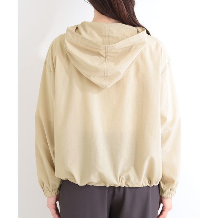 【S-LL/UV】シルエット変化を楽しめる シアーフーディーブルゾン | SHOO・LA・RUE | 詳細画像24 