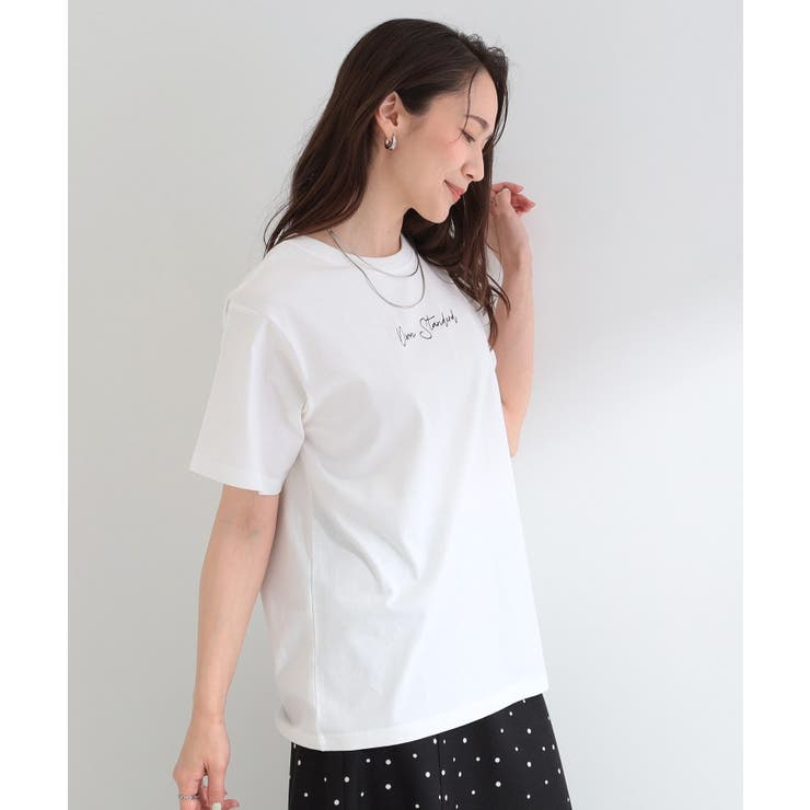 【綿100%/ひんやり/S-LL】選べる3柄 大人のプリントTシャツ | SHOO・LA・RUE | 詳細画像10 