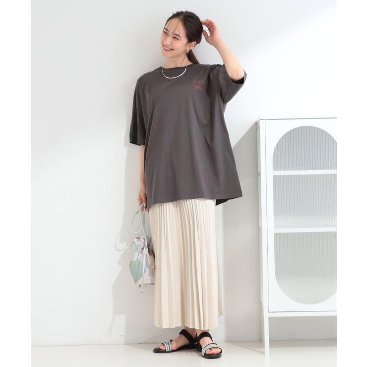 【ひんやり】ゆるっと体型カバー BIGアソートTシャツ | SHOO・LA・RUE | 詳細画像7 