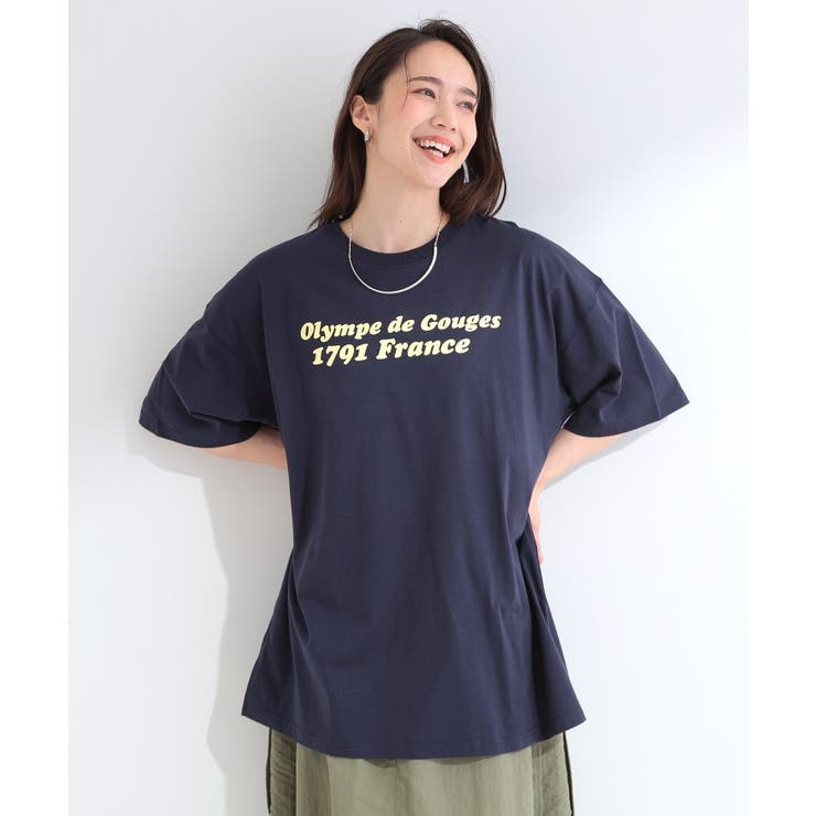【ひんやり】ゆるっと体型カバー BIGアソートTシャツ | SHOO・LA・RUE | 詳細画像13 