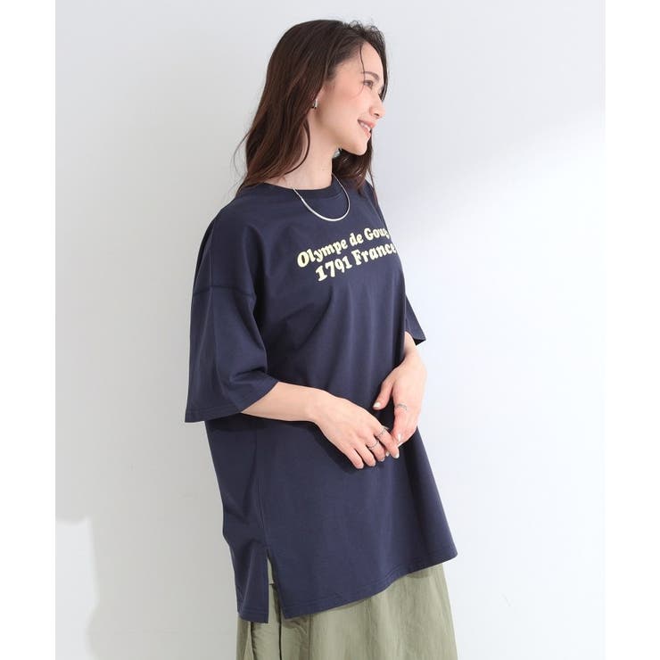 【ひんやり】ゆるっと体型カバー BIGアソートTシャツ | SHOO・LA・RUE | 詳細画像14 