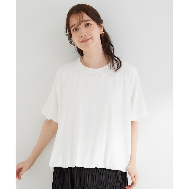 【ひんやり/洗濯機可】インせず着られる バルーンデザインTシャツ | SHOO・LA・RUE | 詳細画像1 