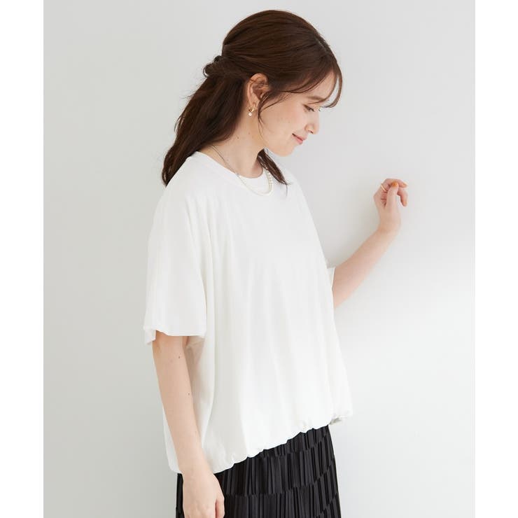 【ひんやり/洗濯機可】インせず着られる バルーンデザインTシャツ | SHOO・LA・RUE | 詳細画像2 