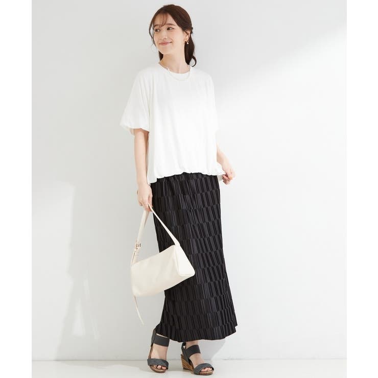 【ひんやり/洗濯機可】インせず着られる バルーンデザインTシャツ | SHOO・LA・RUE | 詳細画像3 