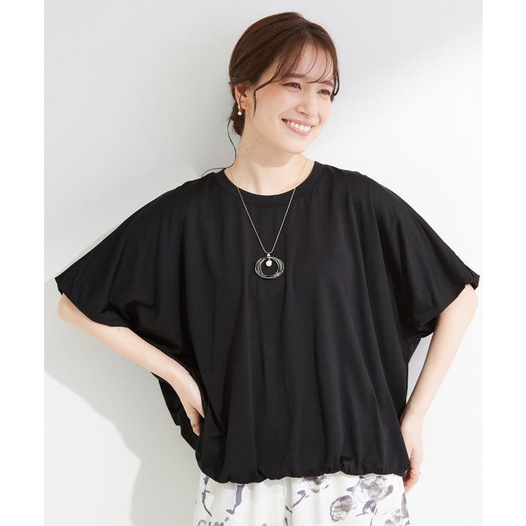 【ひんやり/洗濯機可】インせず着られる バルーンデザインTシャツ | SHOO・LA・RUE | 詳細画像5 