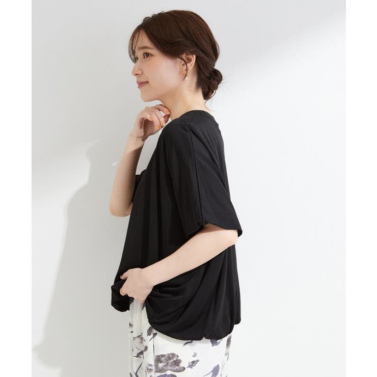 【ひんやり/洗濯機可】インせず着られる バルーンデザインTシャツ | SHOO・LA・RUE | 詳細画像6 