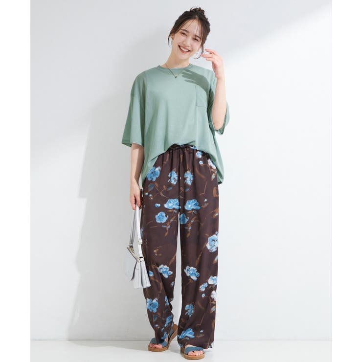【S-LL/洗濯機可/体型カバー】ゆるっとこなれる 大人のシアースラブTシャツ | SHOO・LA・RUE | 詳細画像3 