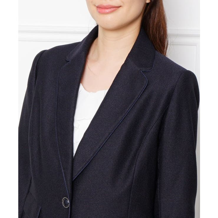 【S-5L/洗える】らくドビーテーラードジャケット | SHOO・LA・RUE | 詳細画像15 