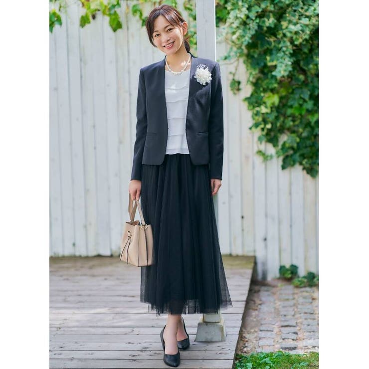 ランキング上位のプレゼント チュールギャザースカート[品番：WRDW0135456]｜SHOO・LA・RUE Mサイズ