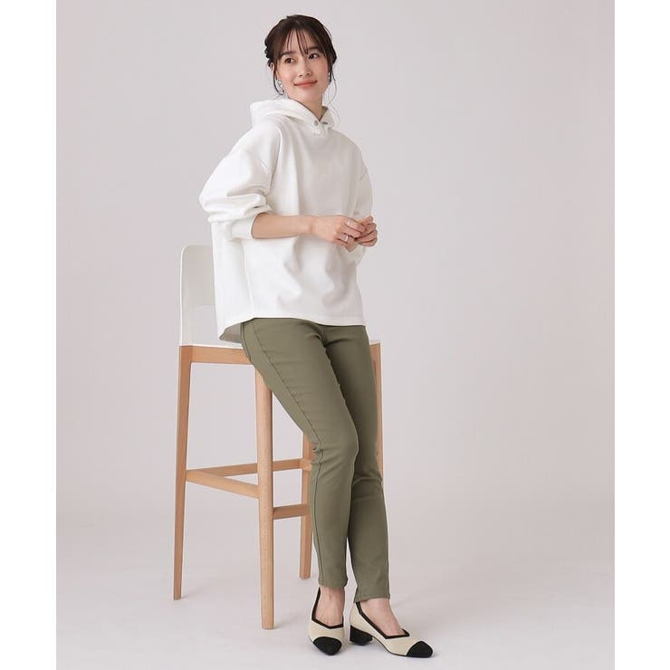 【SS-3L/無理せずスリム】 ぐんぐん伸びる ハイパースキニーパンツ | SHOO・LA・RUE | 詳細画像11 