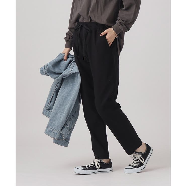 【SS-3L/無理せずスリム】 ぐんぐん伸びる イージーテーパードパンツ | SHOO・LA・RUE | 詳細画像49 