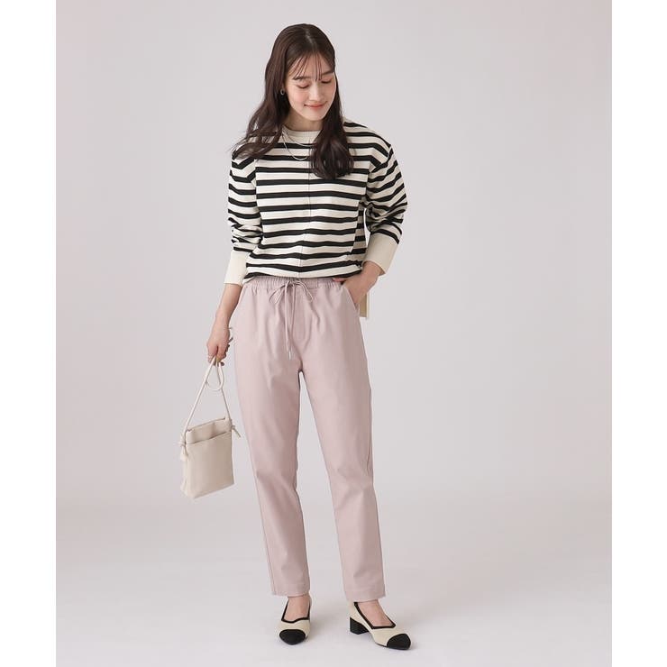 【SS-3L/無理せずスリム】 ぐんぐん伸びる イージーテーパードパンツ | SHOO・LA・RUE | 詳細画像96 