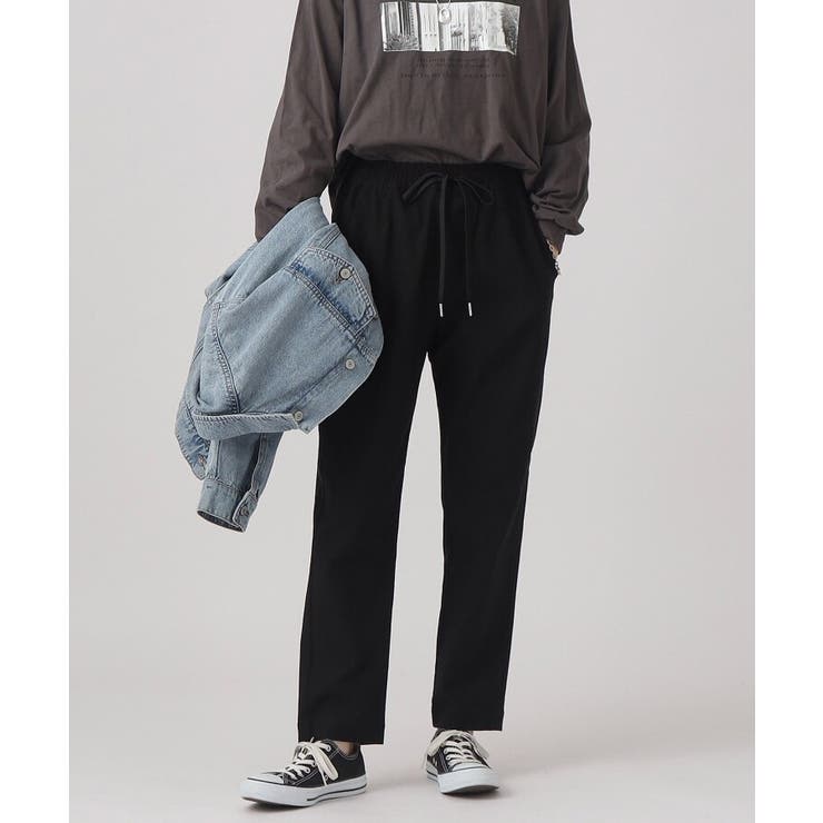 【SS-3L/無理せずスリム】 ぐんぐん伸びる イージーテーパードパンツ | SHOO・LA・RUE | 詳細画像14 