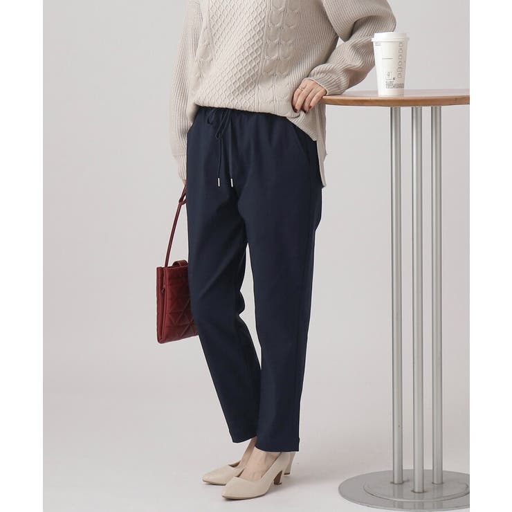 【SS-3L/無理せずスリム】 ぐんぐん伸びる イージーテーパードパンツ | SHOO・LA・RUE | 詳細画像13 