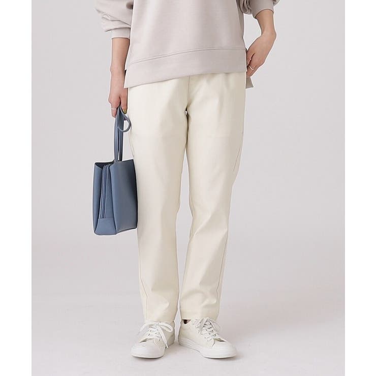 【SS-3L/無理せずスリム】 ぐんぐん伸びる イージーテーパードパンツ | SHOO・LA・RUE | 詳細画像2 