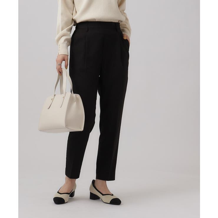 【洗える/SS-3L】すっきりキレイにかっこよく 大人のテーパードパンツ | SHOO・LA・RUE | 詳細画像32 