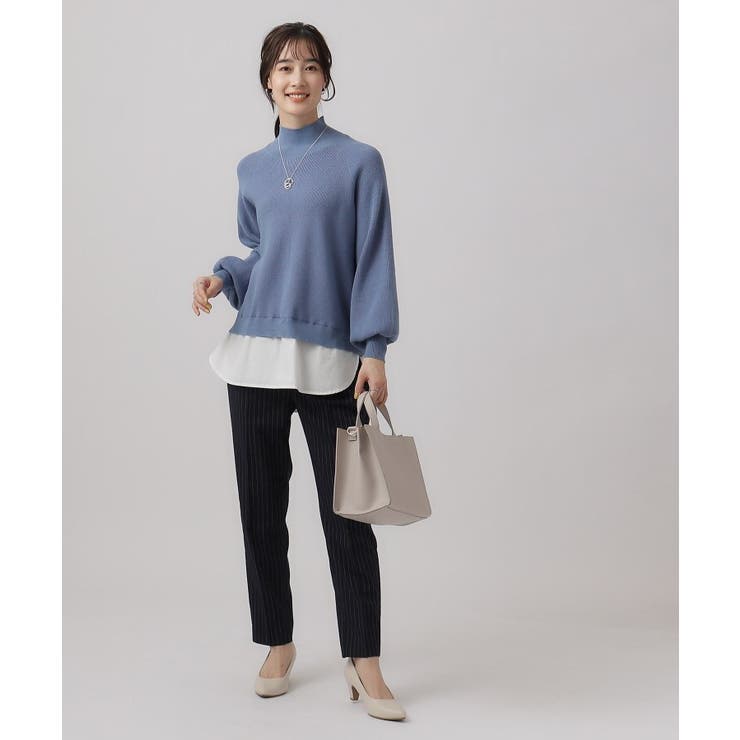 【洗える/SS-3L】すっきりキレイにかっこよく 大人のテーパードパンツ | SHOO・LA・RUE | 詳細画像9 