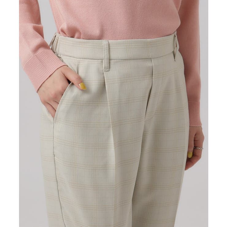 【洗える/SS-3L】すっきりキレイにかっこよく 大人のテーパードパンツ | SHOO・LA・RUE | 詳細画像17 