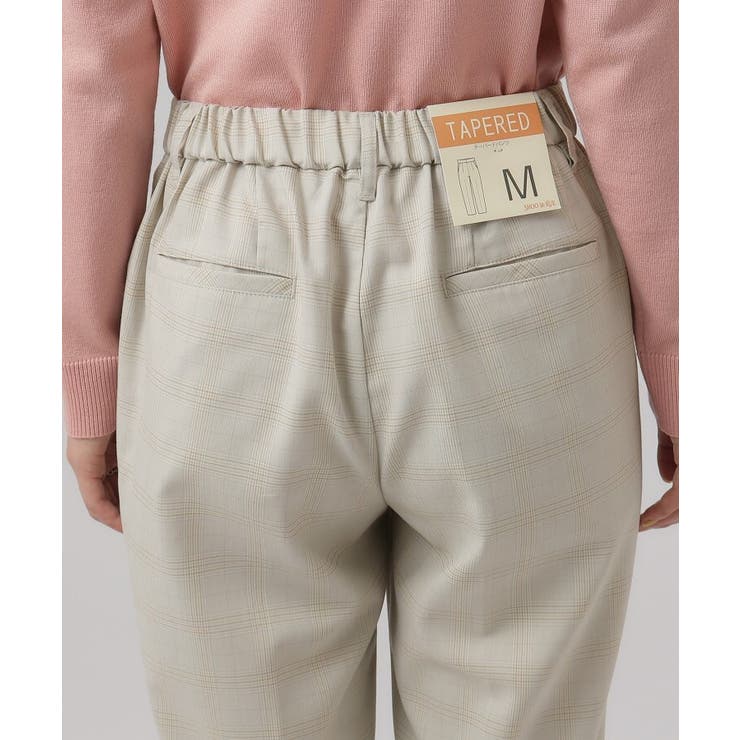 【洗える/SS-3L】すっきりキレイにかっこよく 大人のテーパードパンツ | SHOO・LA・RUE | 詳細画像16 