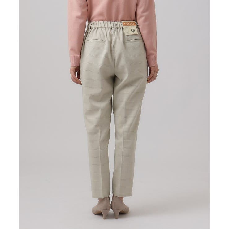 【洗える/SS-3L】すっきりキレイにかっこよく 大人のテーパードパンツ | SHOO・LA・RUE | 詳細画像1 