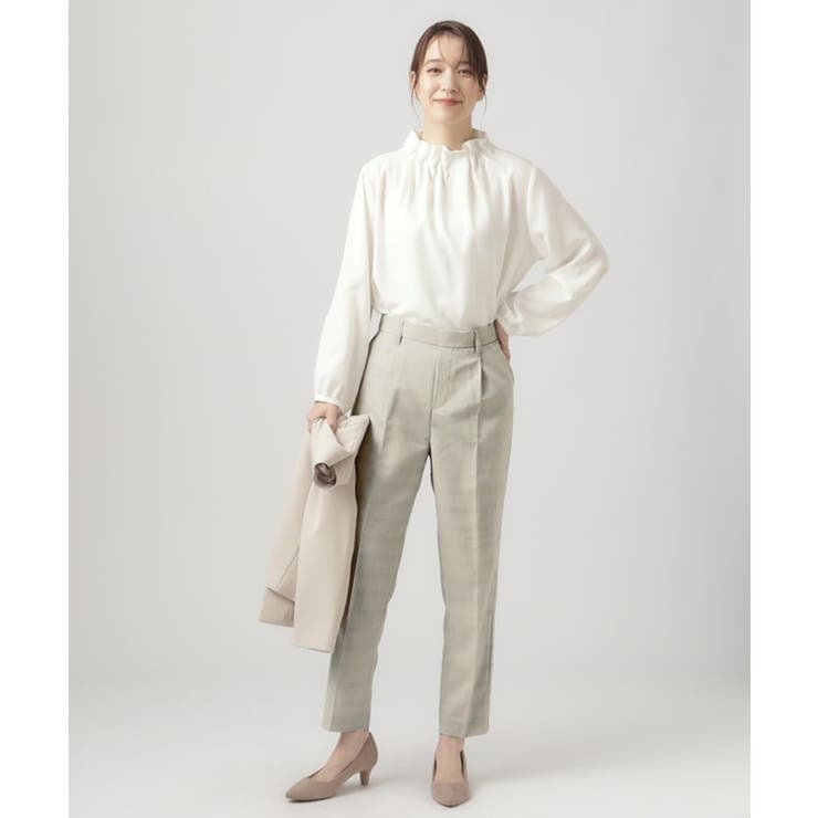 【洗える/SS-3L】すっきりキレイにかっこよく 大人のテーパードパンツ | SHOO・LA・RUE | 詳細画像70 