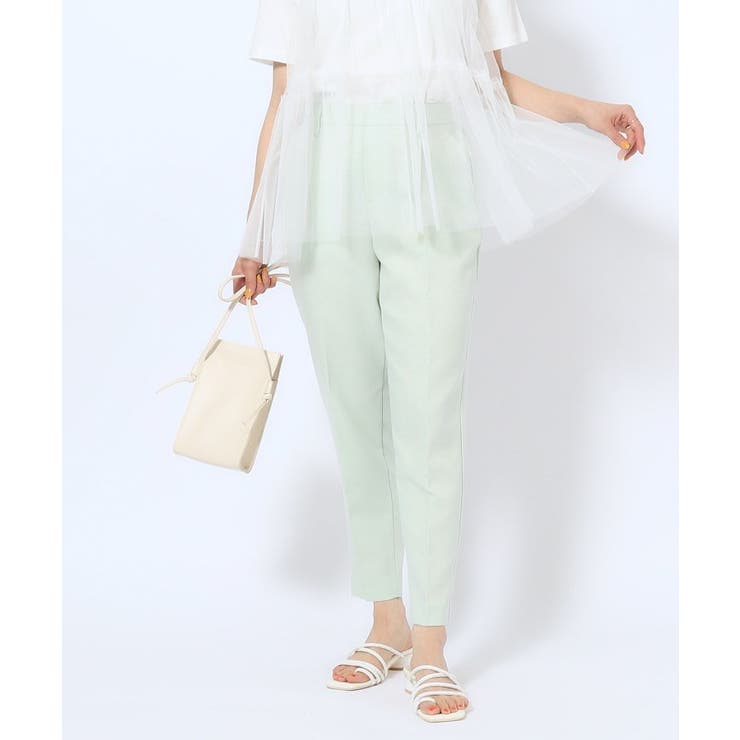 【洗える/SS-3L】すっきりキレイにかっこよく 大人のテーパードパンツ | SHOO・LA・RUE | 詳細画像47 